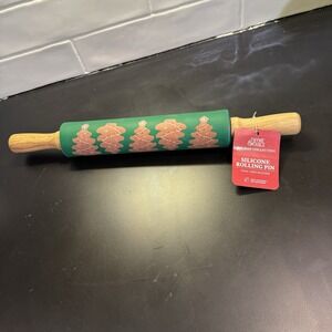 Holiday Silicone Rolling Pin - Perfect for Christmas Baking & Festive Recipe